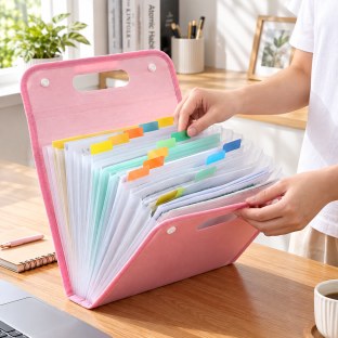22 FILE FOLDER WITH 13 POCKETS