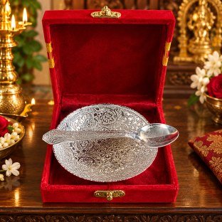1810 GERMAN SILVER SPOON BOWL SET