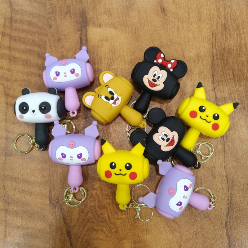 1772 CHU CHU HAMMER KEYCHAIN ( 1 PC)